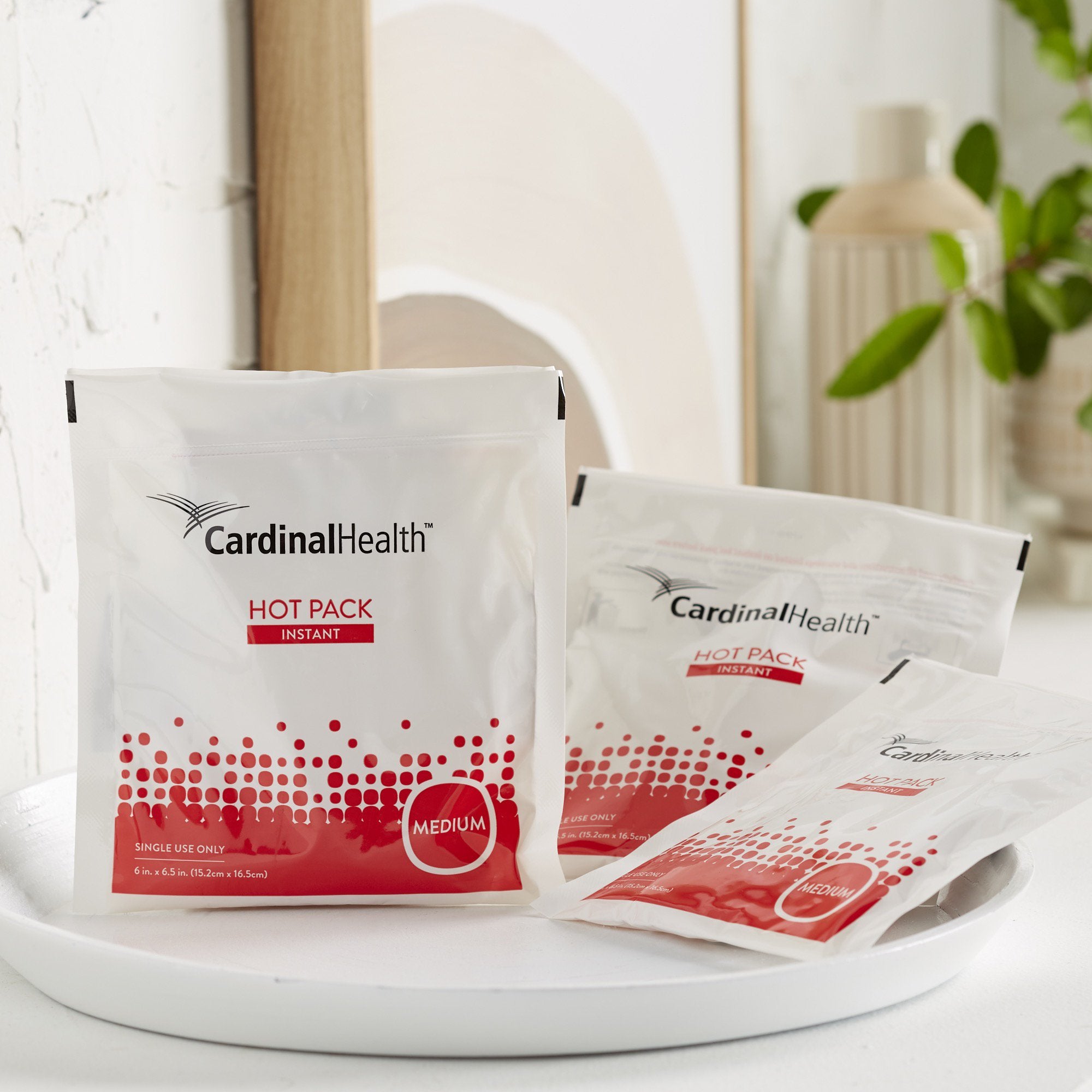 Instant Hot Pack Cardinal Health General Purpose Medium Plastic / Sodium Thiosulfate Disposable