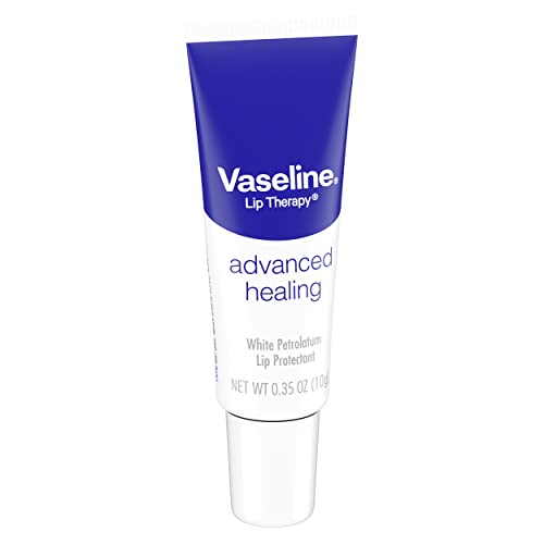 Vaseline Lip Therapy Lip Balm Tube For healthier looking lips Advanced Healing Moisturizer For Dry Lips 0.35 oz