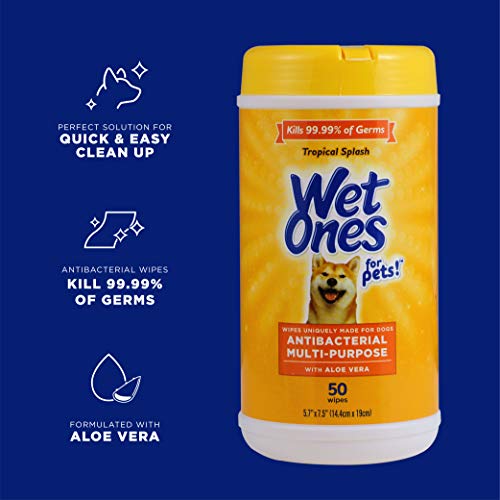 50 Ct Cannister Dog Wipes