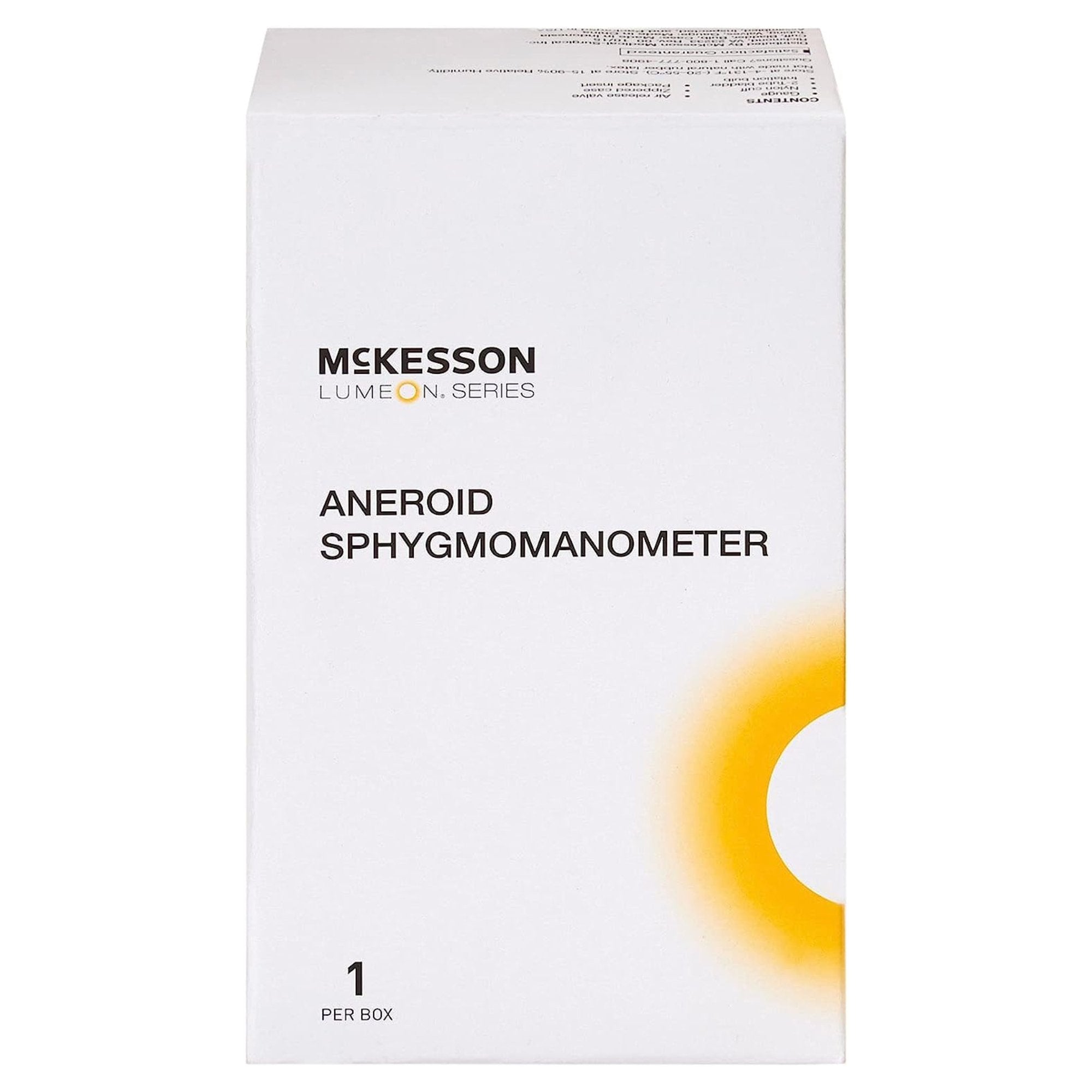 Aneroid Sphygmomanometer Unit McKesson LUMEON Pediatric Cuff Nylon Cuff 13 - 19.5 cm Palm Aneroid