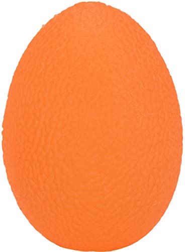 NOVA Hand Exerciser Oval Egg, Hand Grip Squeeze Oval Ball for Strength, Stress and Recovery, Comes in 3 Resistance Levels - Pink Soft, Orange Medium and Blue Firm