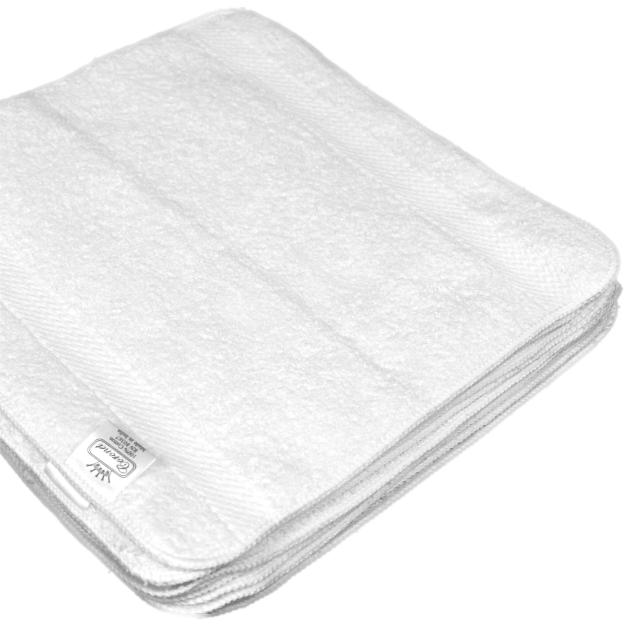 Washcloth Royal Silver Basics 12 X 12 Inch White Reusable