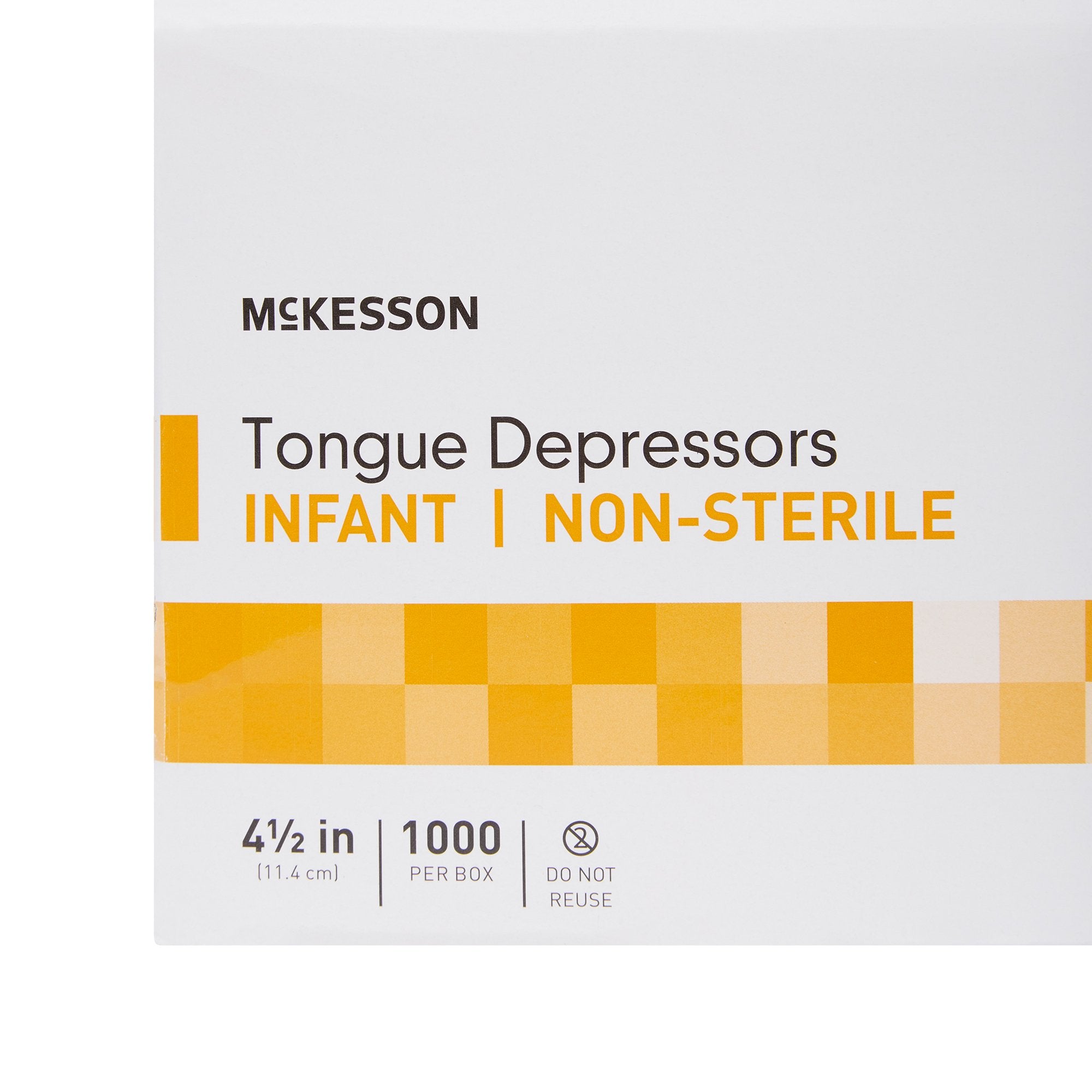 Tongue Depressor McKesson 4-1/2 Inch Length Wood