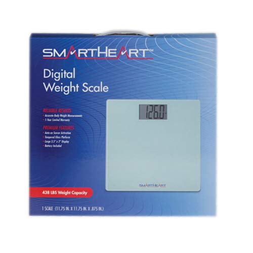 Veridian Smartheart Digital Weight Scale, Blue
