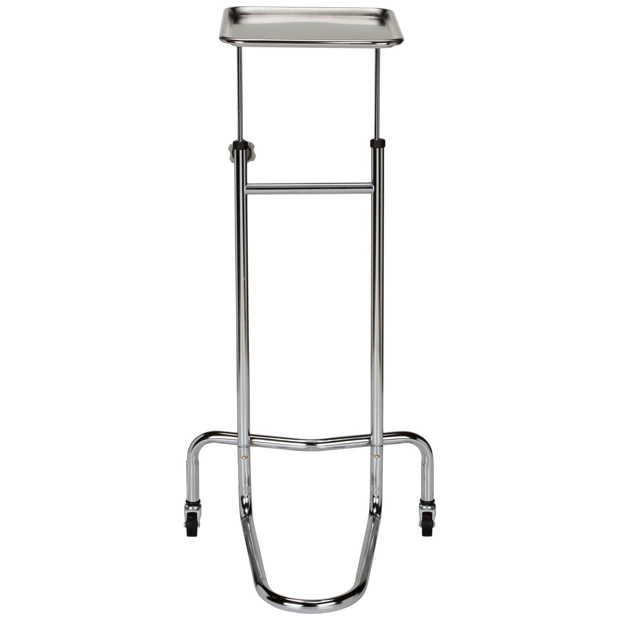 Mayo Instrument Stand McKesson 5 lbs. Tray V-Shaped Base 34 to 53 Inch Height Range 12.62 X 19.25 X 0.75 Inch