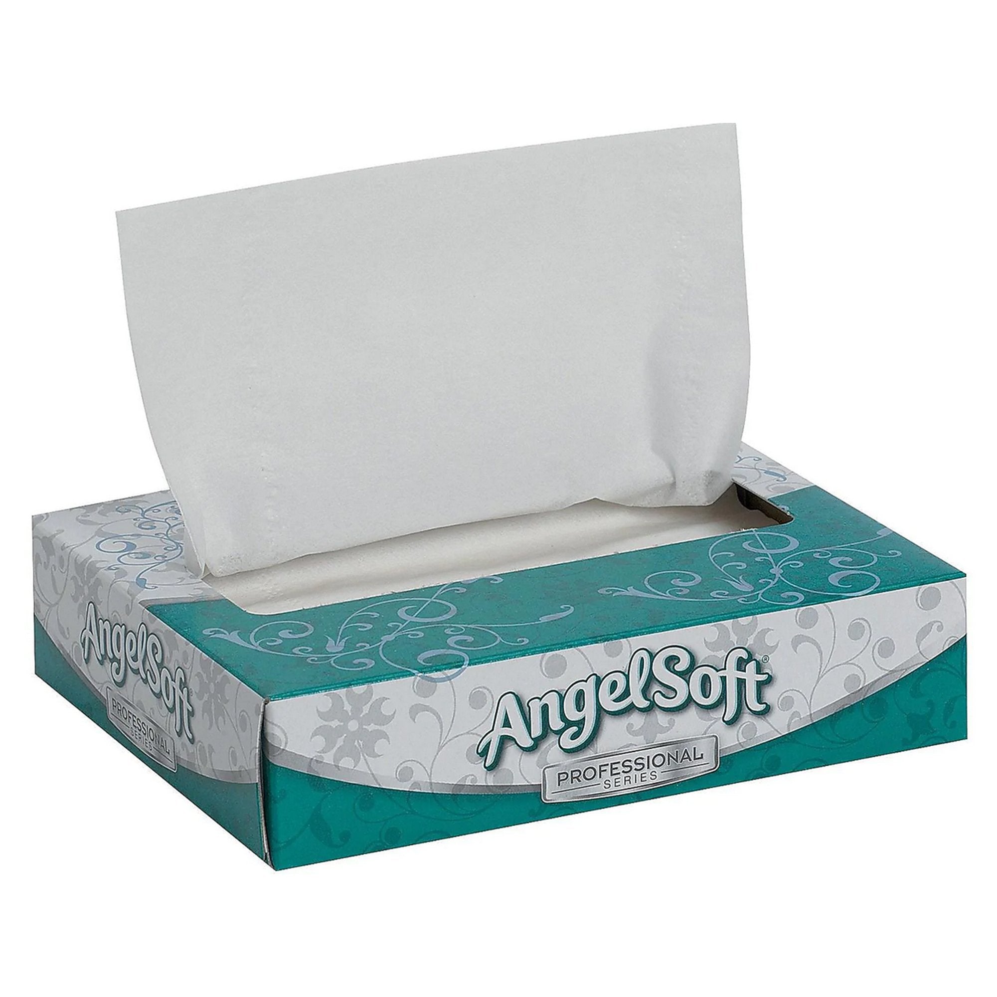 Angel Soft Professional Series Facial Tissue White 5-3/5 X 7-1/5 Inch 50 Count