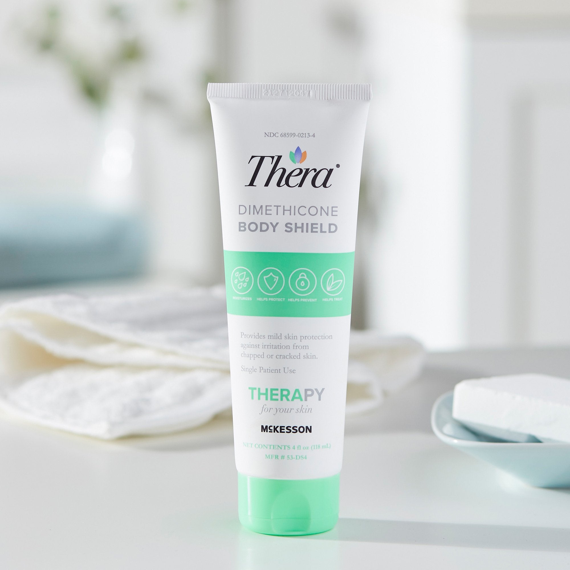 Skin Protectant Thera Dimethicone Body Shield 4 oz. Tube Scented Cream