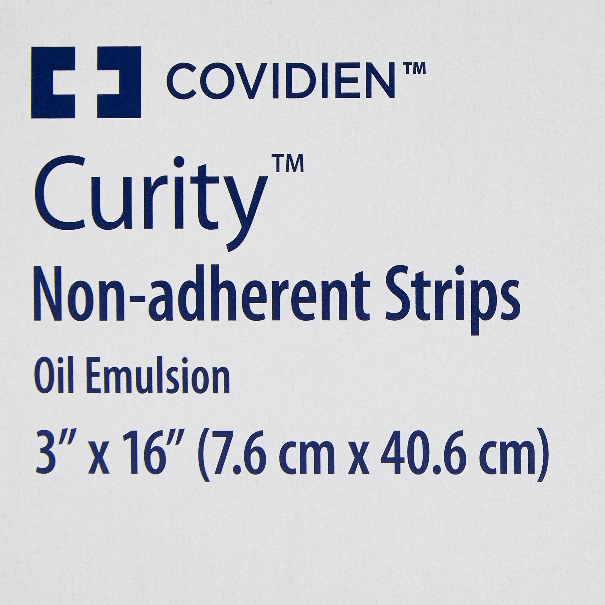 Oil Emulsion Impregnated Dressing Curity Rectangle 3 X 16 Inch Sterile