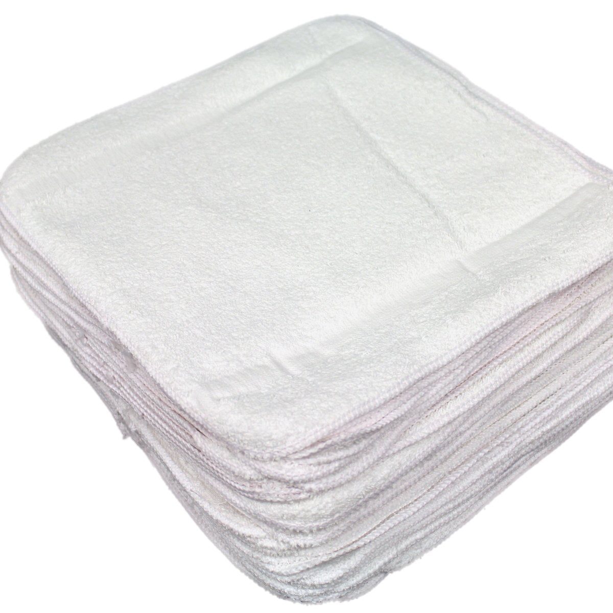Washcloth Olympic Elegance 12 X 12 Inch White Reusable