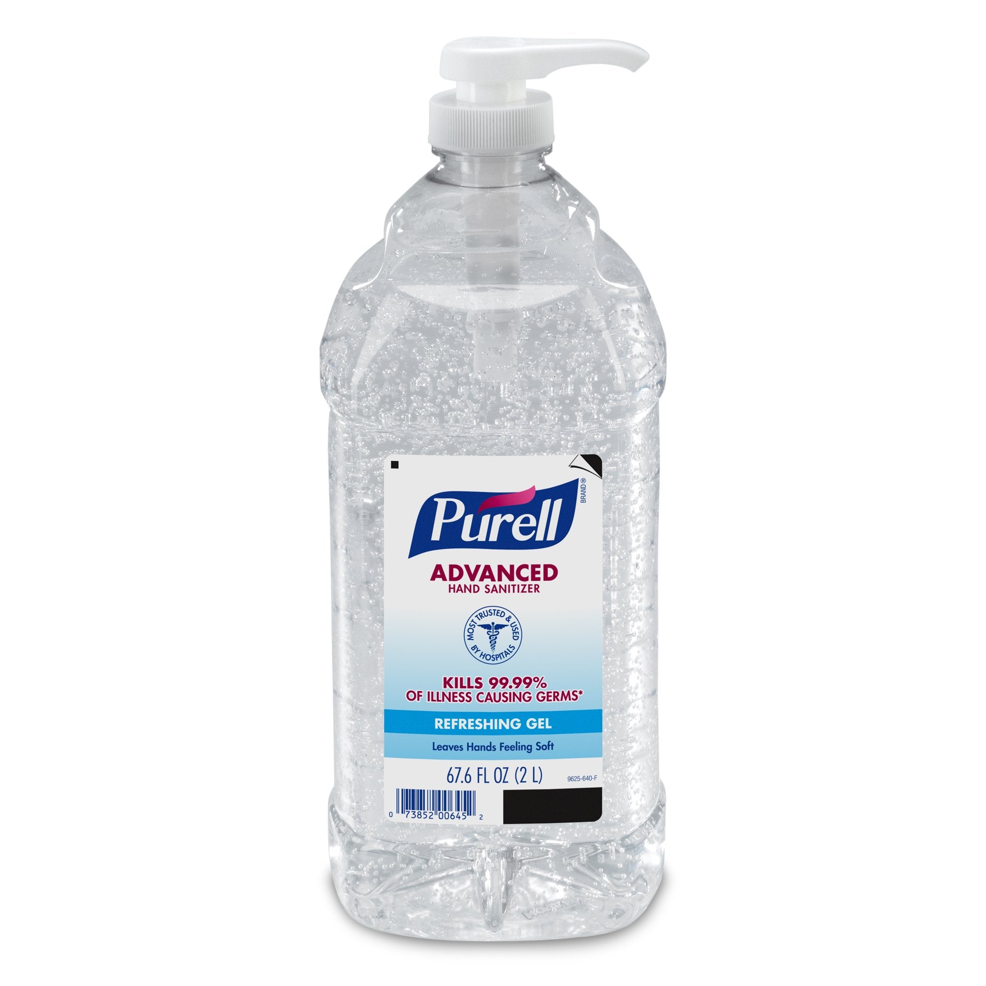Hand Sanitizer Purell Advanced 2,000 mL Ethyl Alcohol Gel Pump Bottle