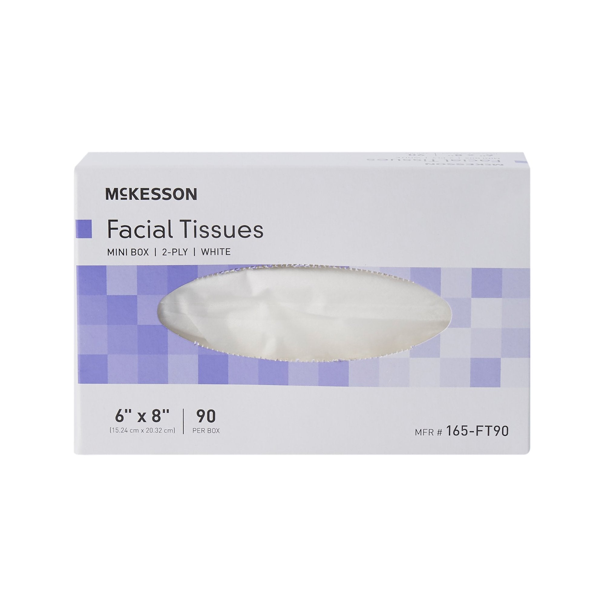 McKesson Facial Tissue White 6 X 8 Inch 90 Count