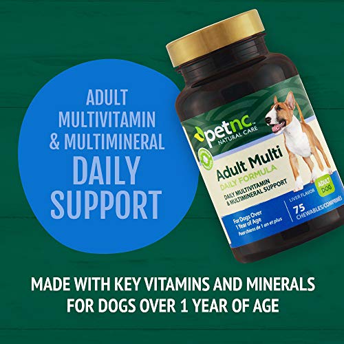 PetNC Natural Care Adult Multi Chewables for Dogs, 75 Count