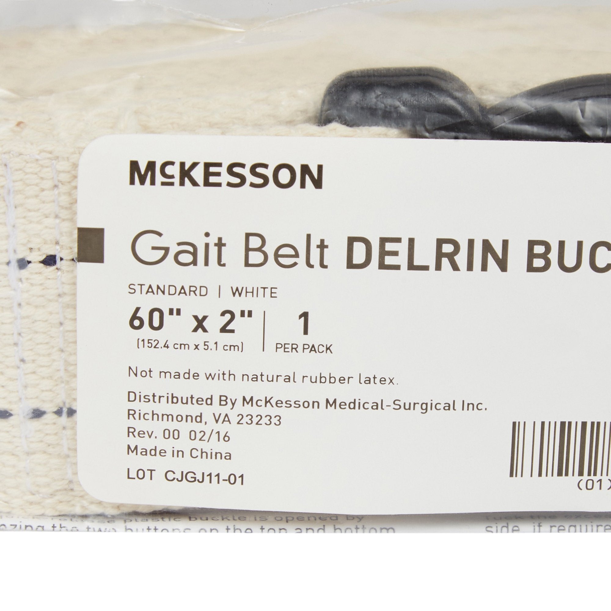 Gait Belt McKesson 60 Inch Length White