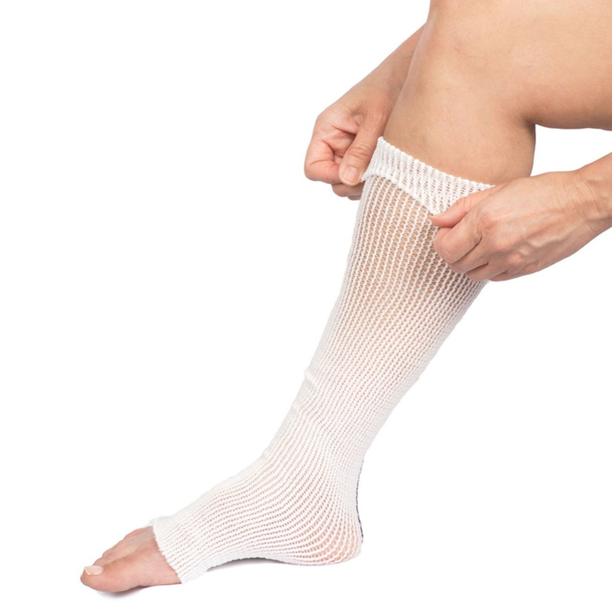 Compression Stockinette EdemaWear Small White Wrist to Shoulder / Foot to Knee