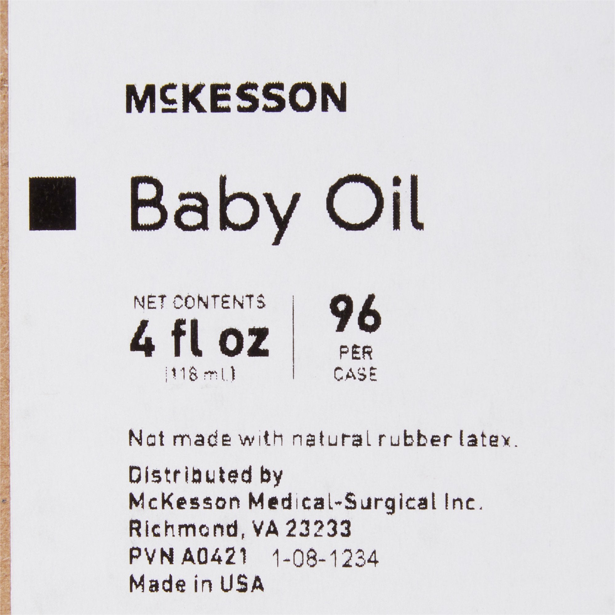 Baby Oil McKesson 4 oz. Bottle Scented Oil