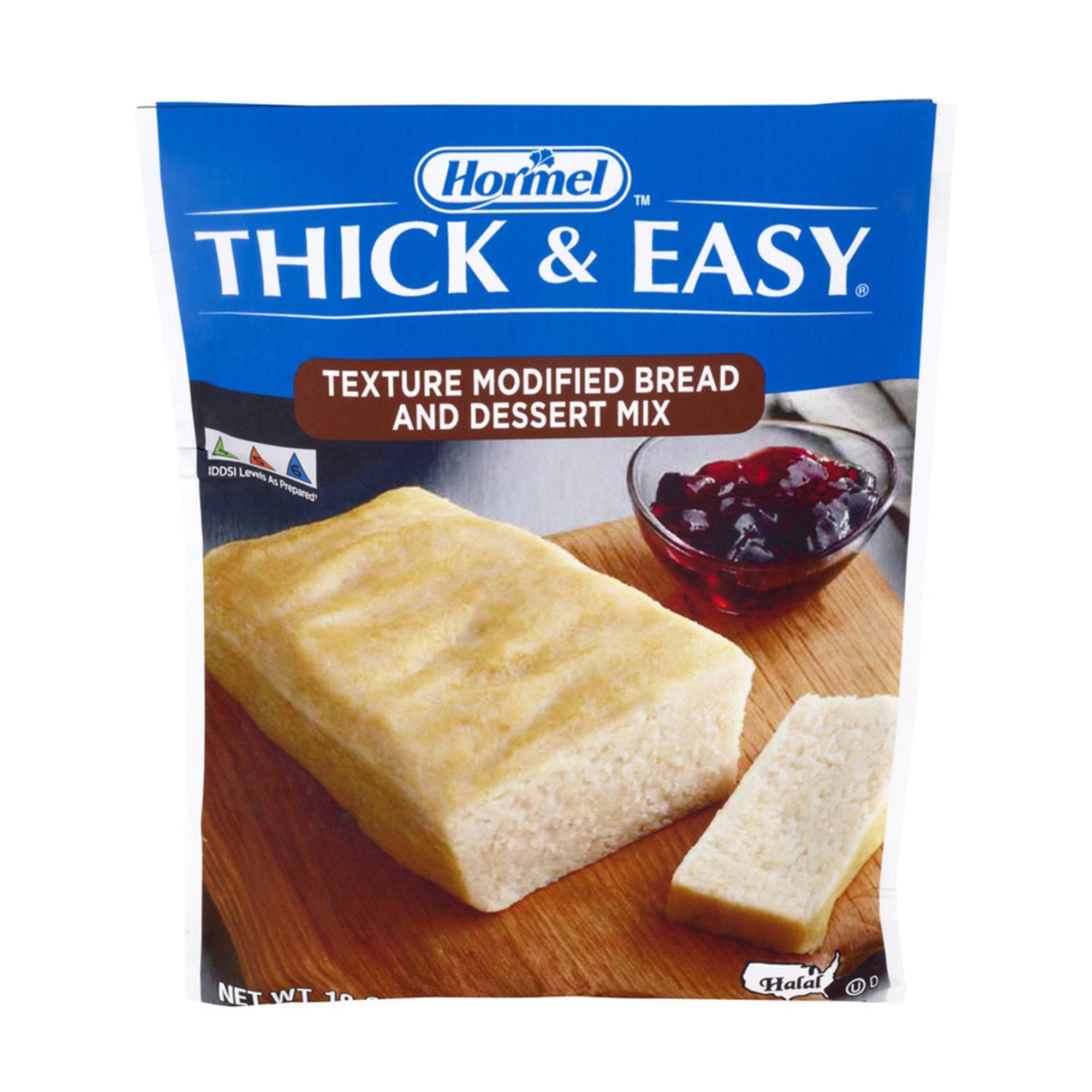 Food and Beverage Thickener Thick & Easy Texture Modified Bread & Dessert Mix 10.6 oz. Pouch Bread / Dessert Flavor Powder IDDSI Level 4 Extremely Thick/Pureed