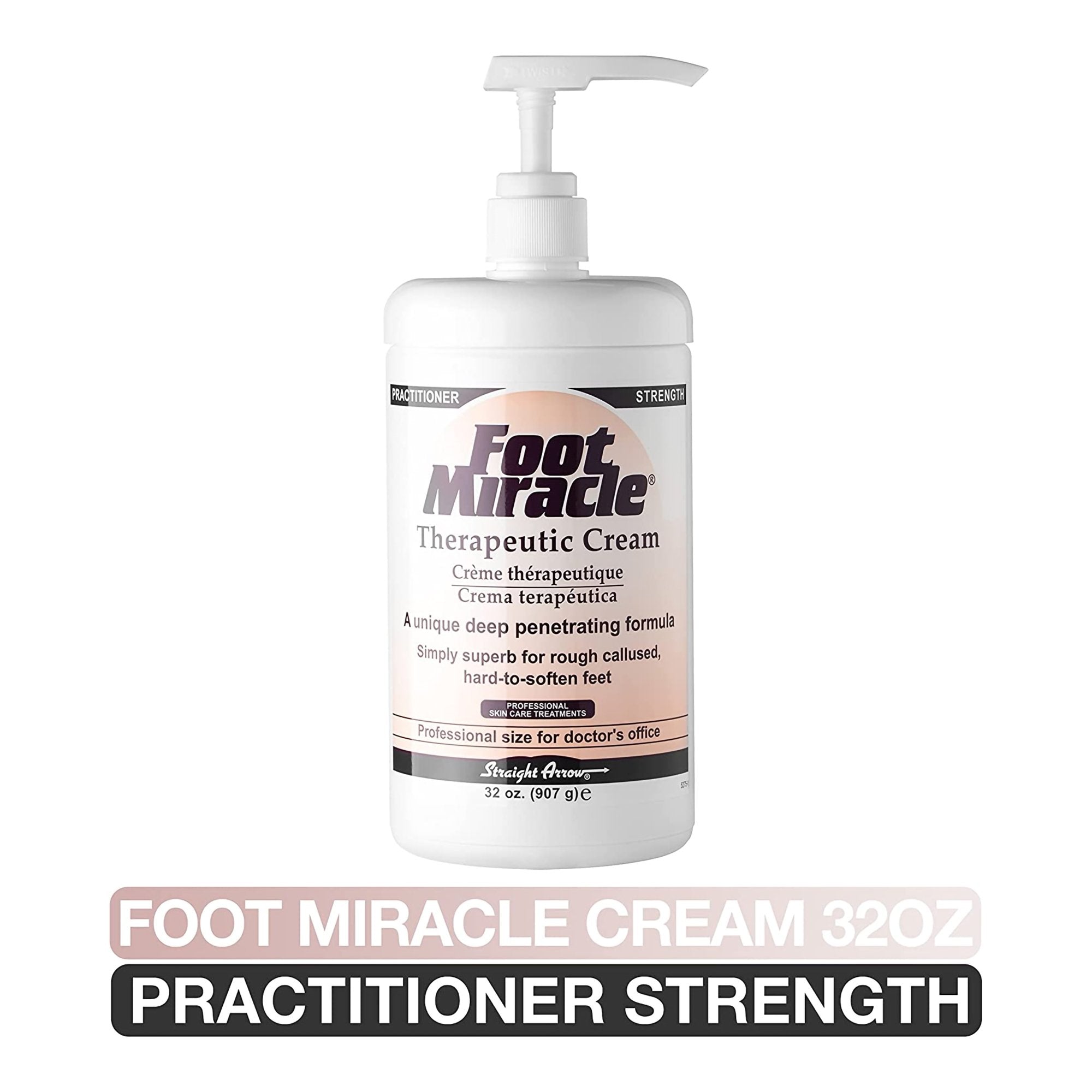 Hand and Body Moisturizer Foot Miracle 32 oz. Pump Bottle Scented Cream