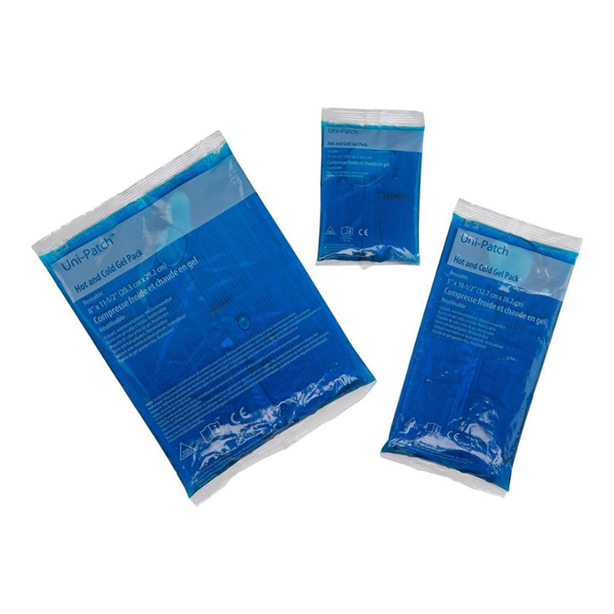 Hot / Cold Pack Uni-Patch General Purpose Medium 5 X 10-1/2 Inch Plastic / Gel Reusable