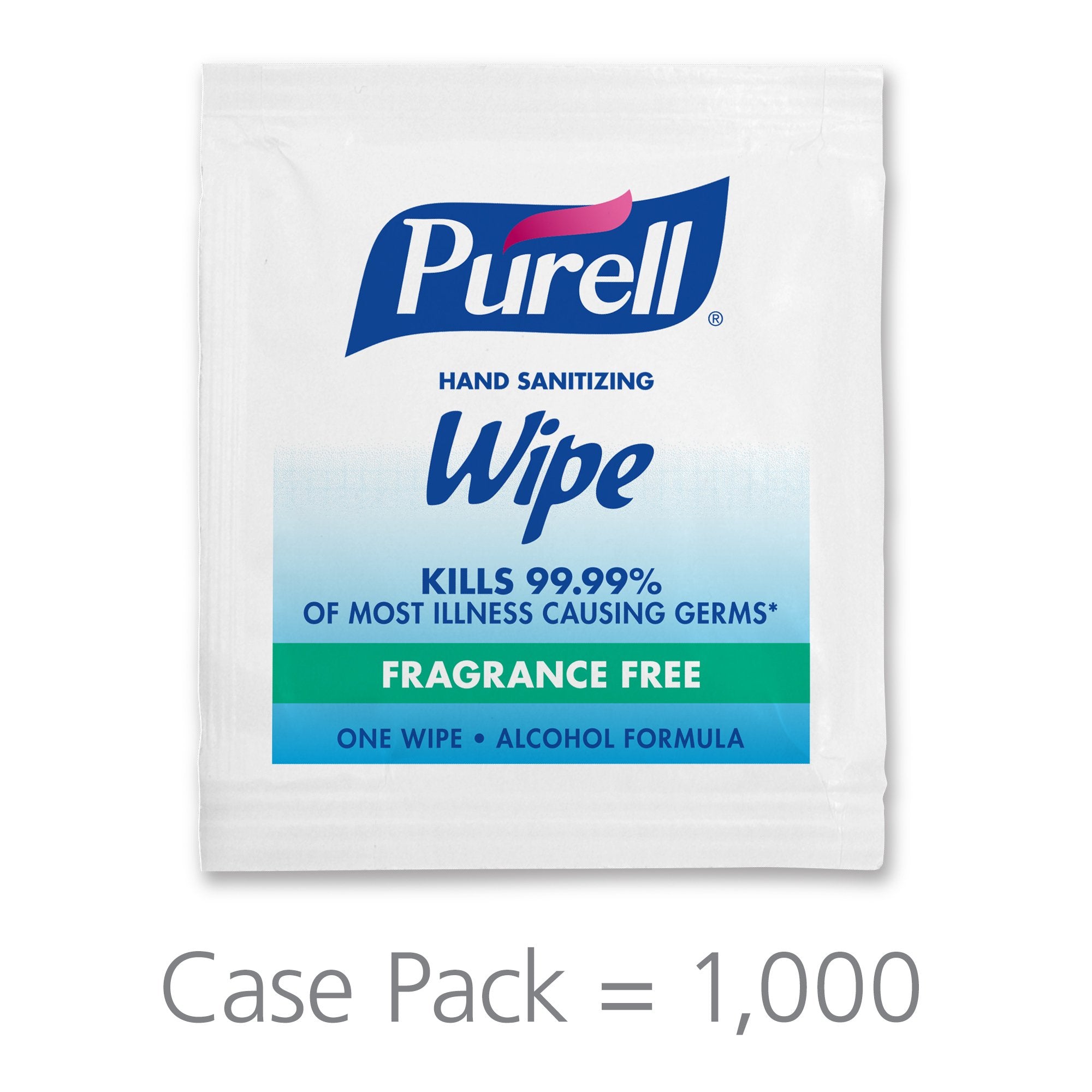 Hand Sanitizing Wipe Purell 1,000 Count Ethyl Alcohol Wipe Individual Packet