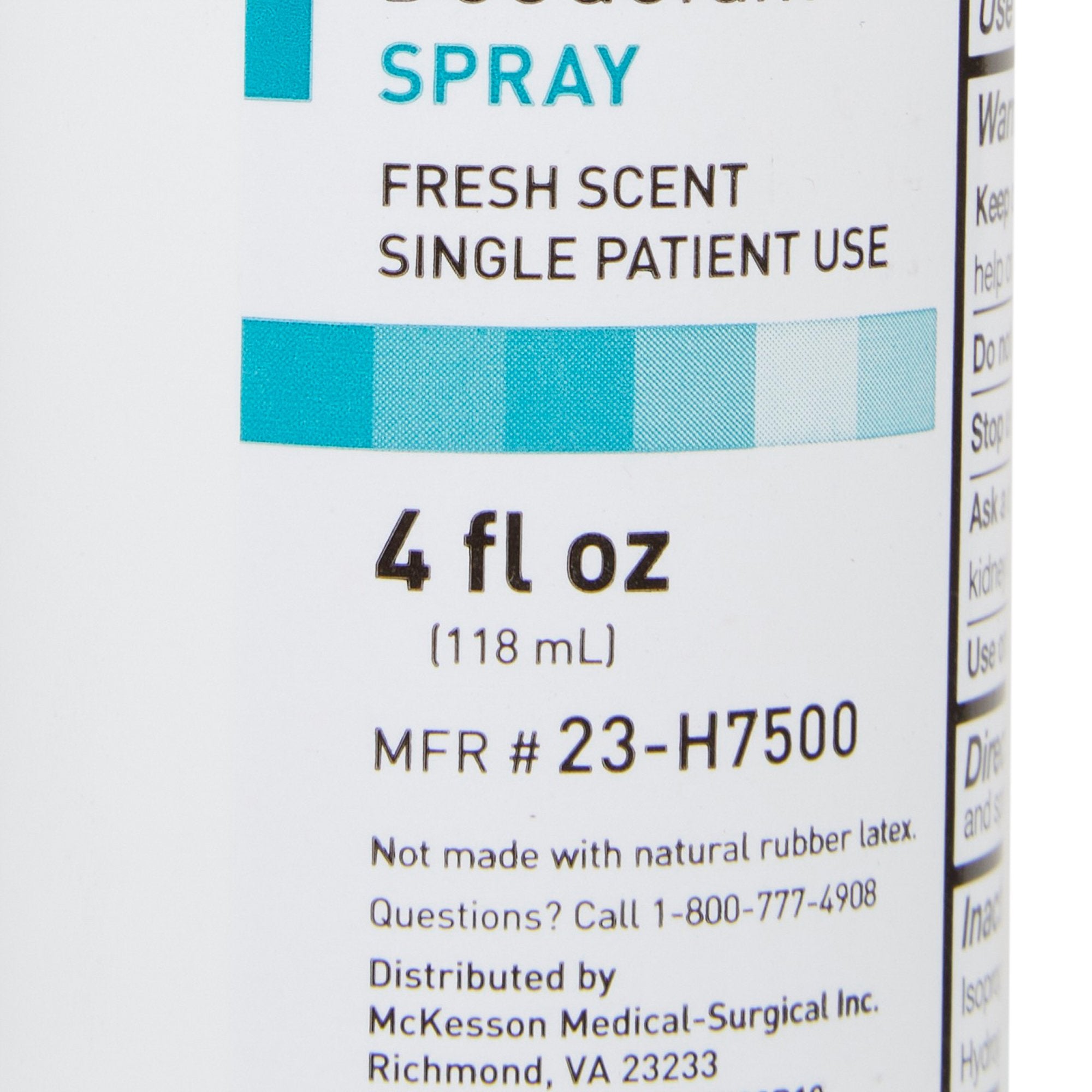 Antiperspirant / Deodorant McKesson Spray 4 oz. Fresh Scent