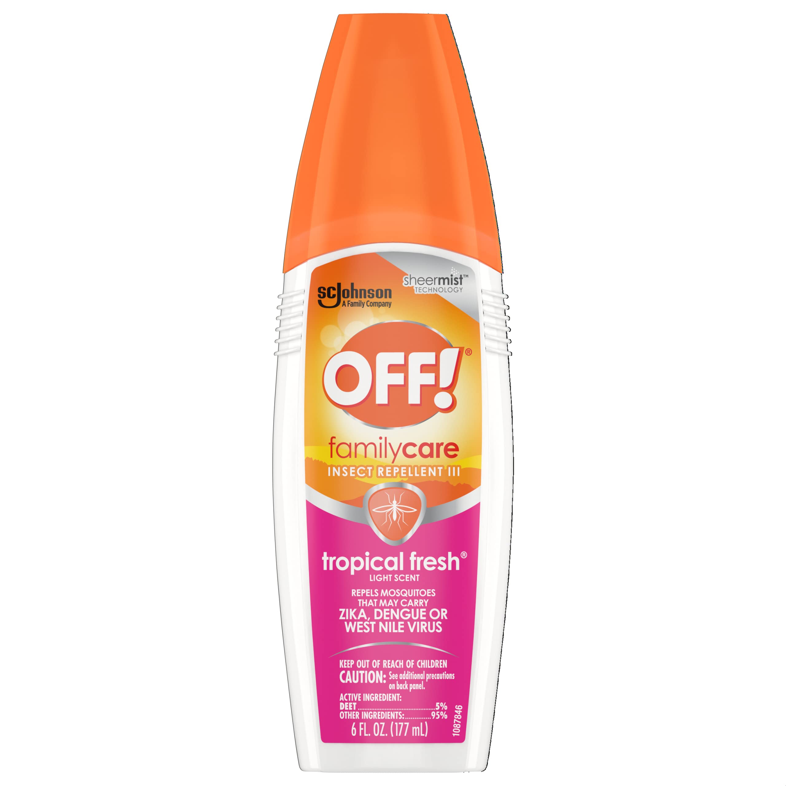 OFF!? FamilyCare Insect Repellent lll, Tropical Fresh, 6 fl oz