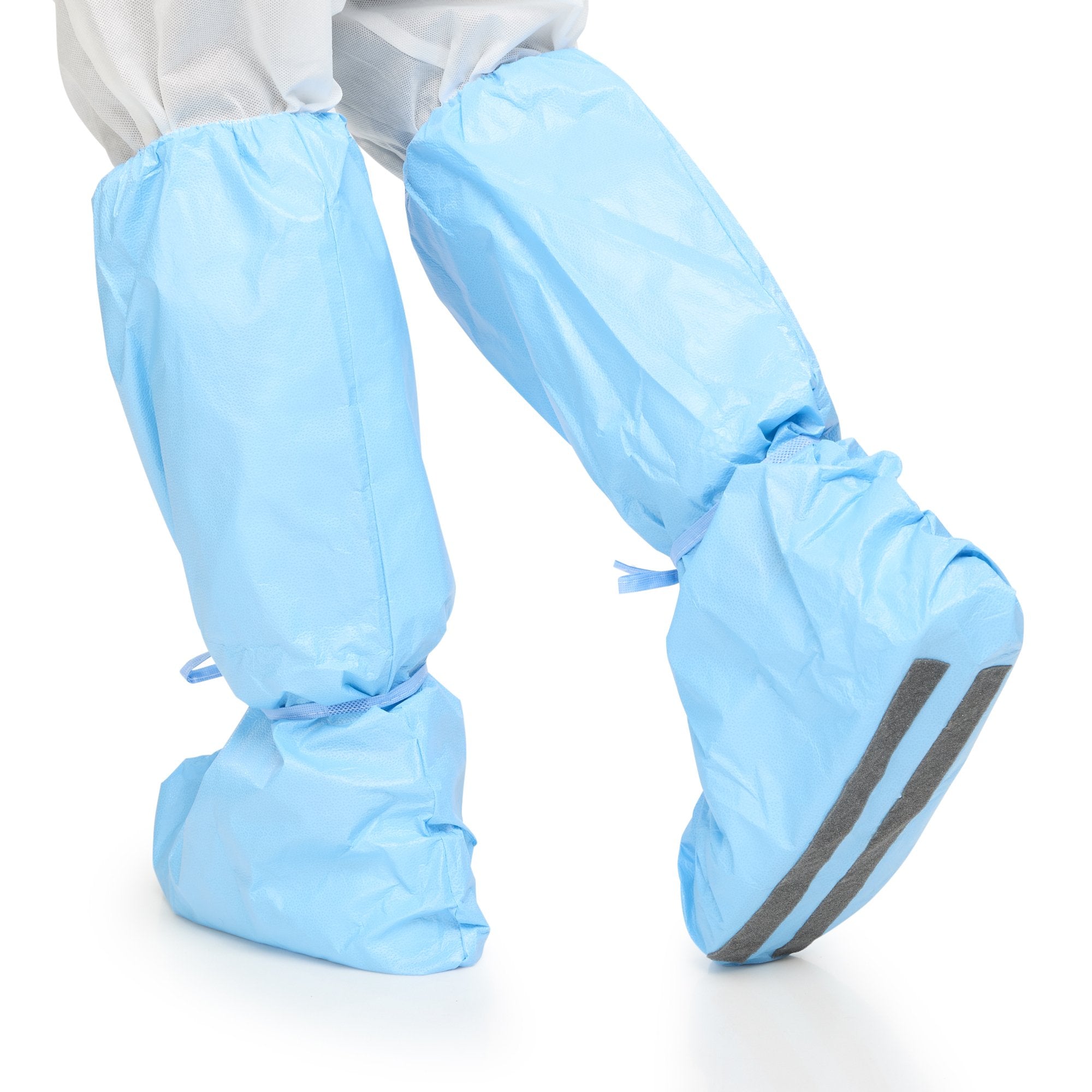 Boot Cover Hi Guard X-Large Knee High Nonskid Sole Blue NonSterile