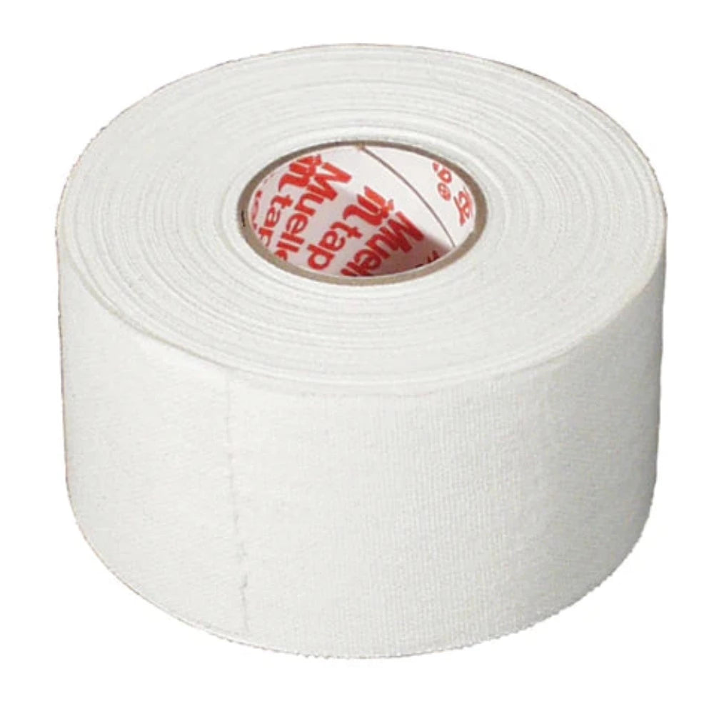 Athletic Tape Mueller Mtape Easy Tear Cotton / Zinc Oxide 1-1/2 Inch X 15 Yard White NonSterile