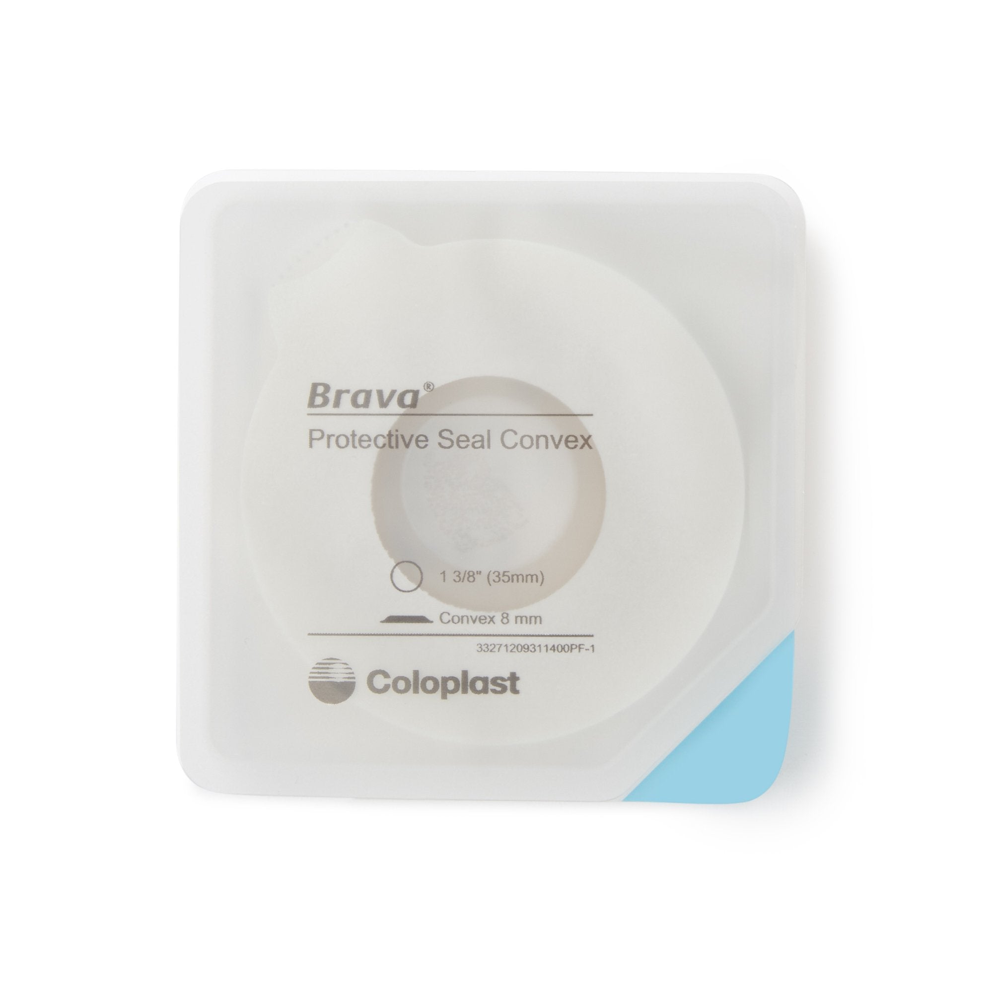 Ostomy Seal Brava Convex, Starter Hole 1-3/8 Inch (35mm)