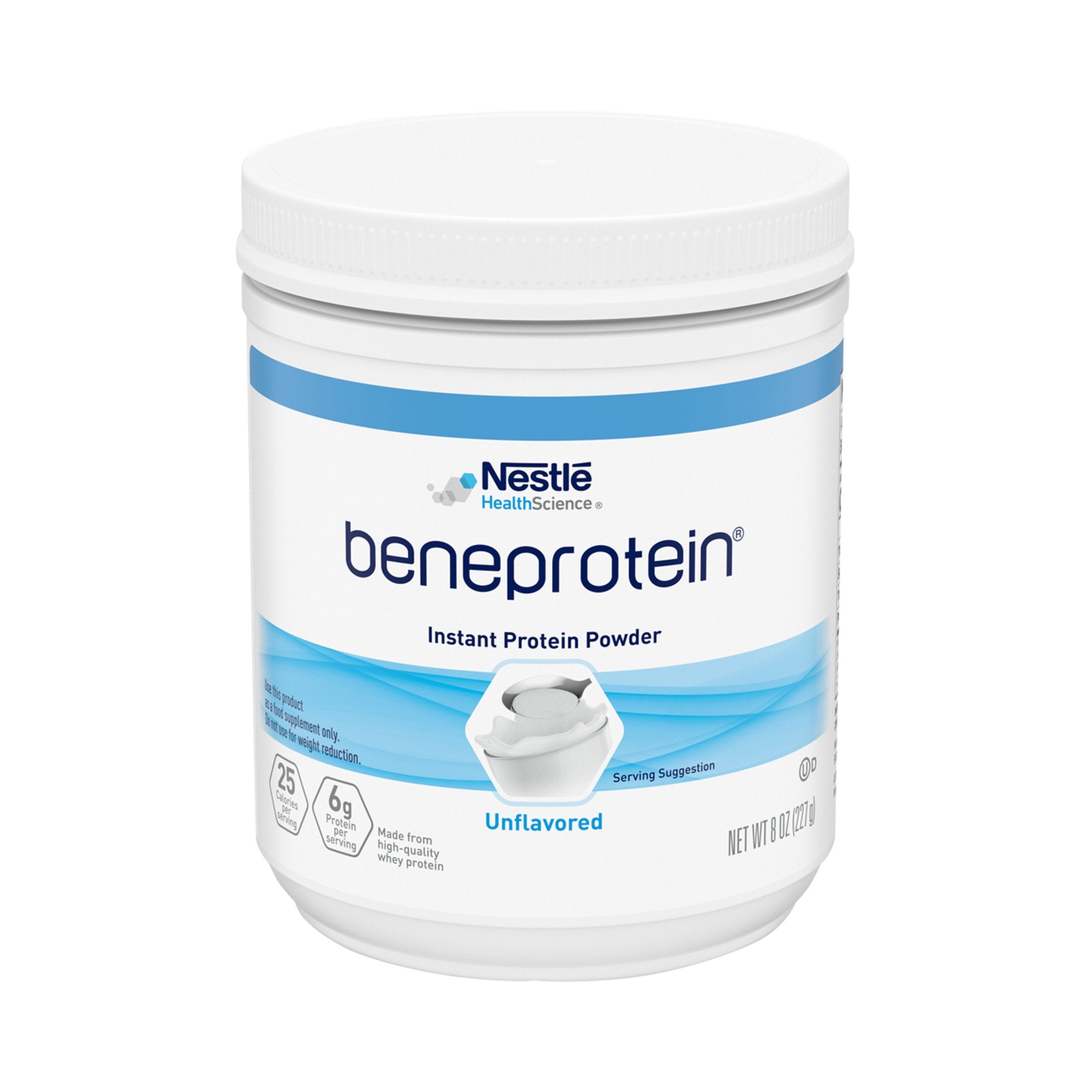 Oral Supplement Beneprotein Unflavored Powder 8 oz. Canister