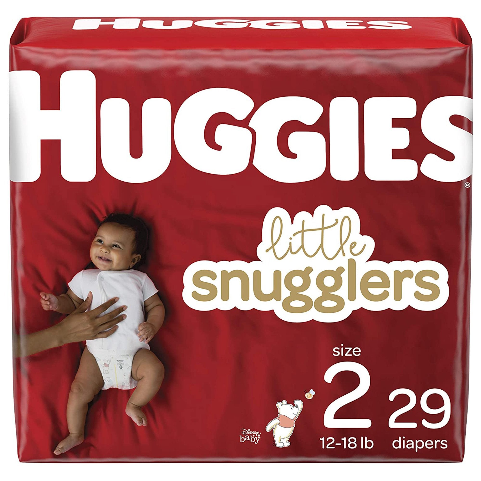 Unisex Baby Diaper Huggies Little Snugglers Size 2 Disposable Moderate Absorbency