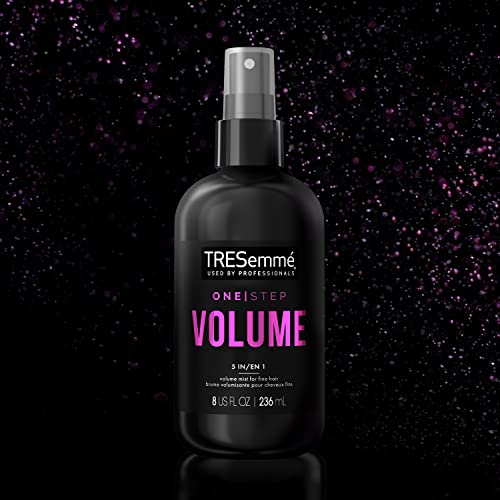 TRESemm One Step 5-in-1 Volumizing Hair Styling Mist For Fine Hair One Step Volume Hair Care Product for Soft, Weightless Volume 8 oz