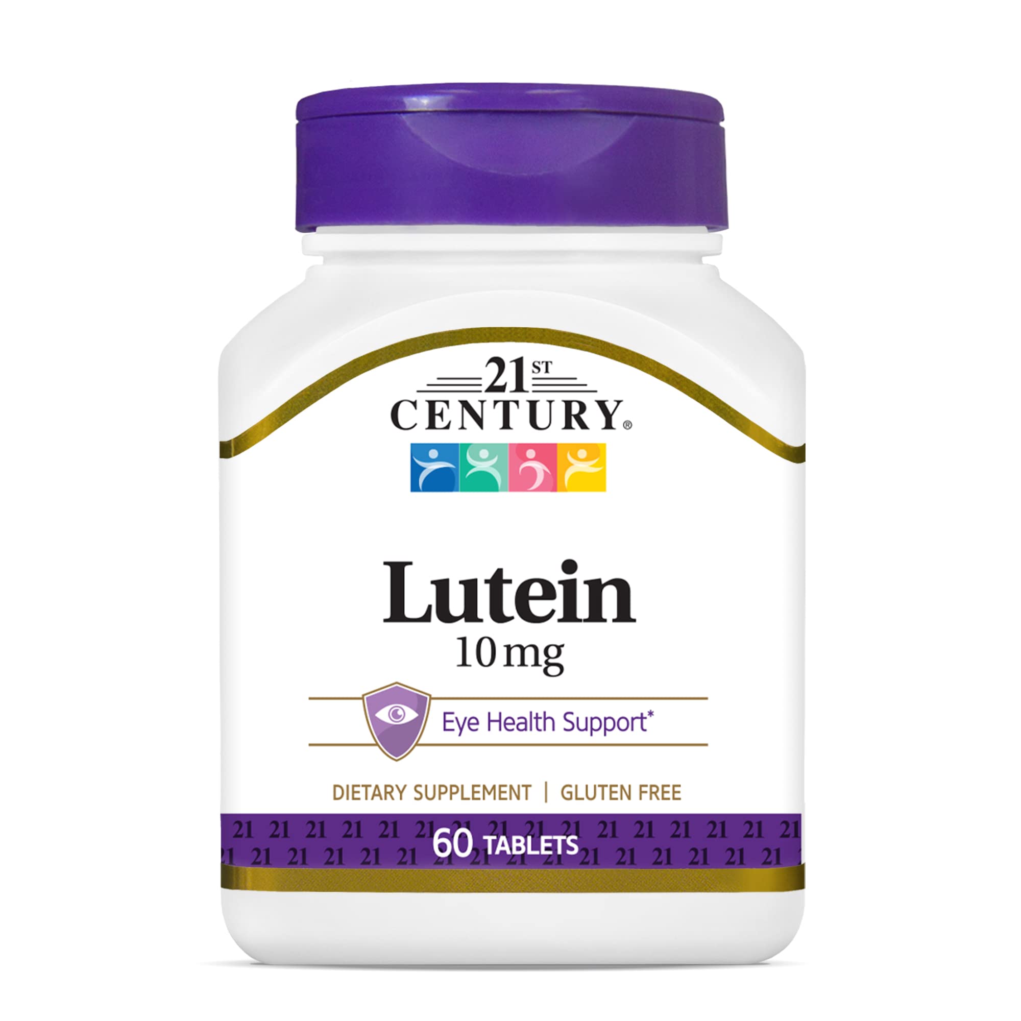21st Century Lutein 10 mg Tablets, 60 Count