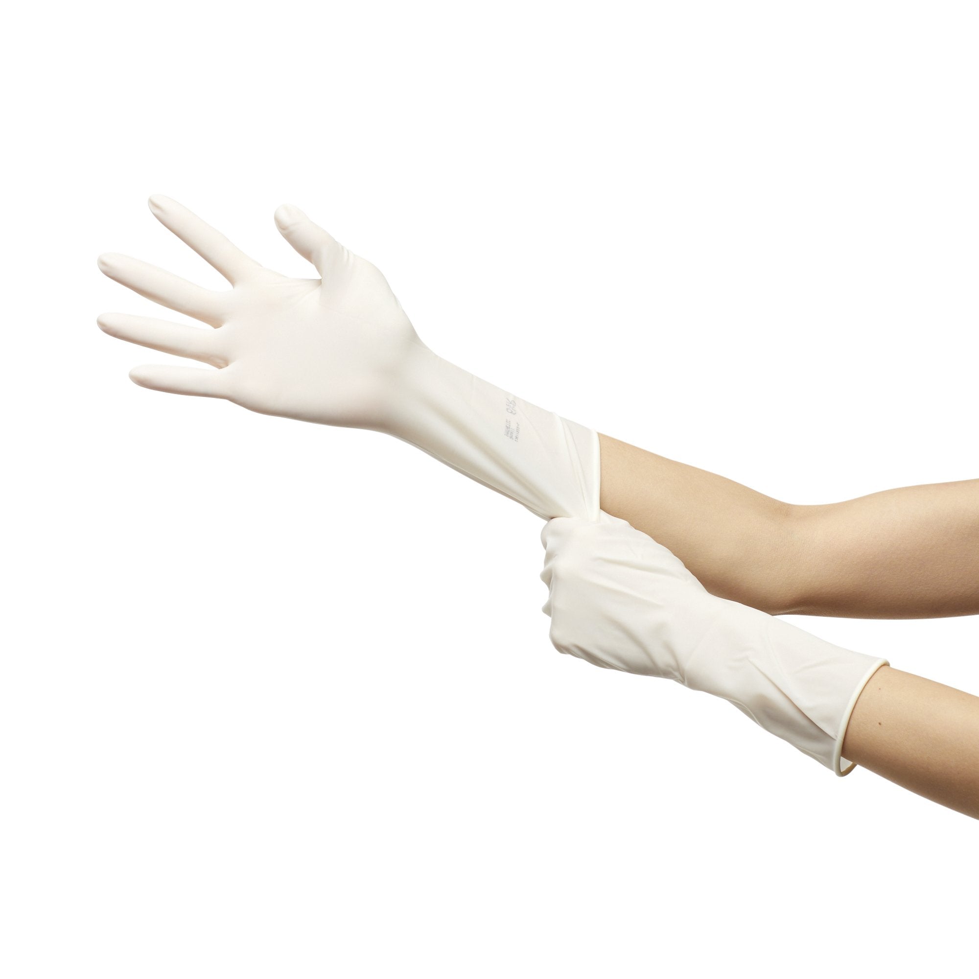 Surgical Glove GAMMEX Non-Latex PI Size 6.5 Sterile Polyisoprene Standard Cuff Length Micro-Textured White Chemo Tested