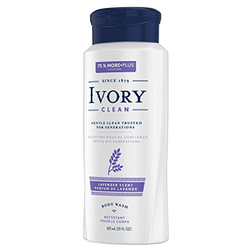 Ivory Lavender Body Wash, 21 Ounce