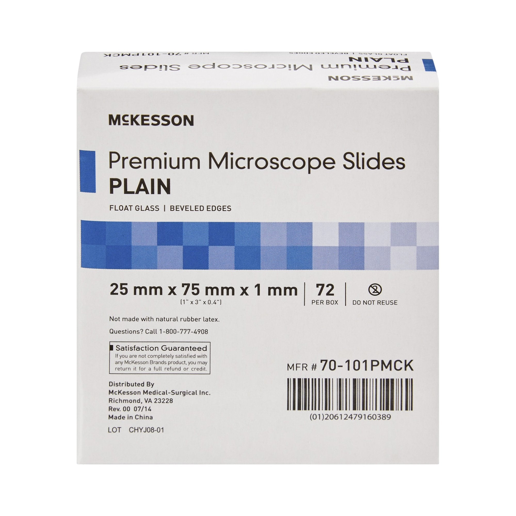 Microscope Slide McKesson 25 X 75 X 1 mm Plain
