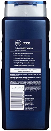 Nivea For Men Energy 3-in-1 Body Wash - 16.90 oz