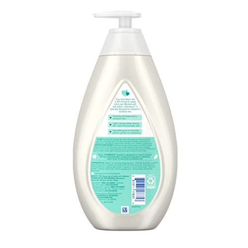 Johnson's Baby CottonTouch Newborn Baby Wash & Shampoo with No More Tears, 27.1 Fl Oz