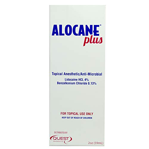 Alocane Plus Topical Anesthetic Emergency Burn Gel Maximum Strength 4% Lidocaine, Commercial Grade, for Restaurants, Manufacturing, Other Heat Related Work Environments, Commercial Use Only, 2 Ounce