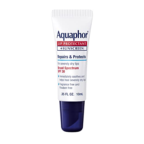 Aquaphor Lip Repair Lip Balm with Sunscreen, Lip Protectant, Lip Balm SPF 30, 0.35 Oz Tube