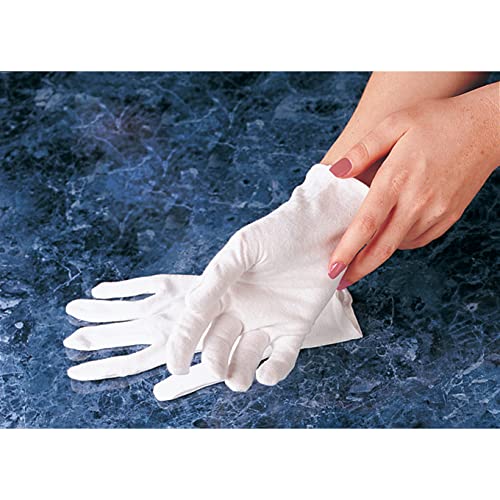Carex Health Brands Soft Hands Cotton Gloves Large