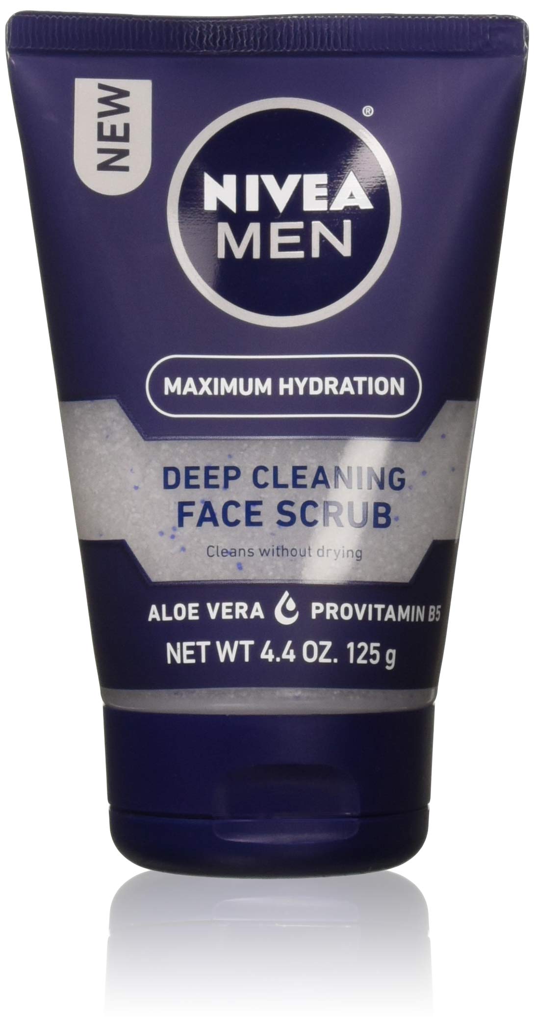 NIVEA FOR MEN Original, Deep Cleaning Face Scrub 4.4 oz (Pack of 2)