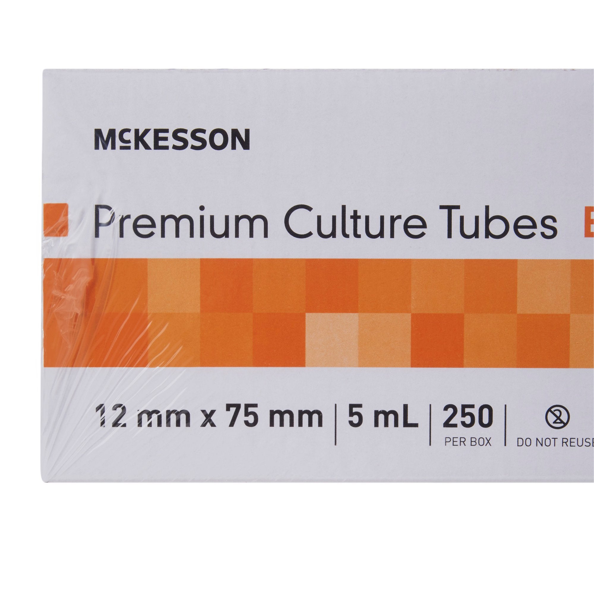 McKesson Test Tube Round Bottom Plain 12 X 75 mm 5 mL Without Color Coding Without Closure Glass Tube