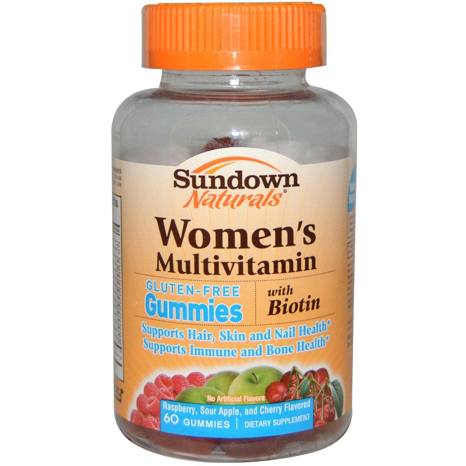 Sundown Naturals Women's Multivitamin with Biotin Gluten-Free Gummies - 60 count