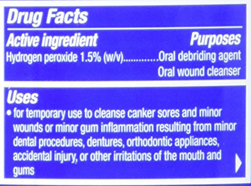 Colgate Peroxyl Antiseptic Mouth Sore Rinse, Alcohol Free, 1.5% Hydrogen Peroxide, Mild Mint, 8.4 Fl Oz (Pack of 1)