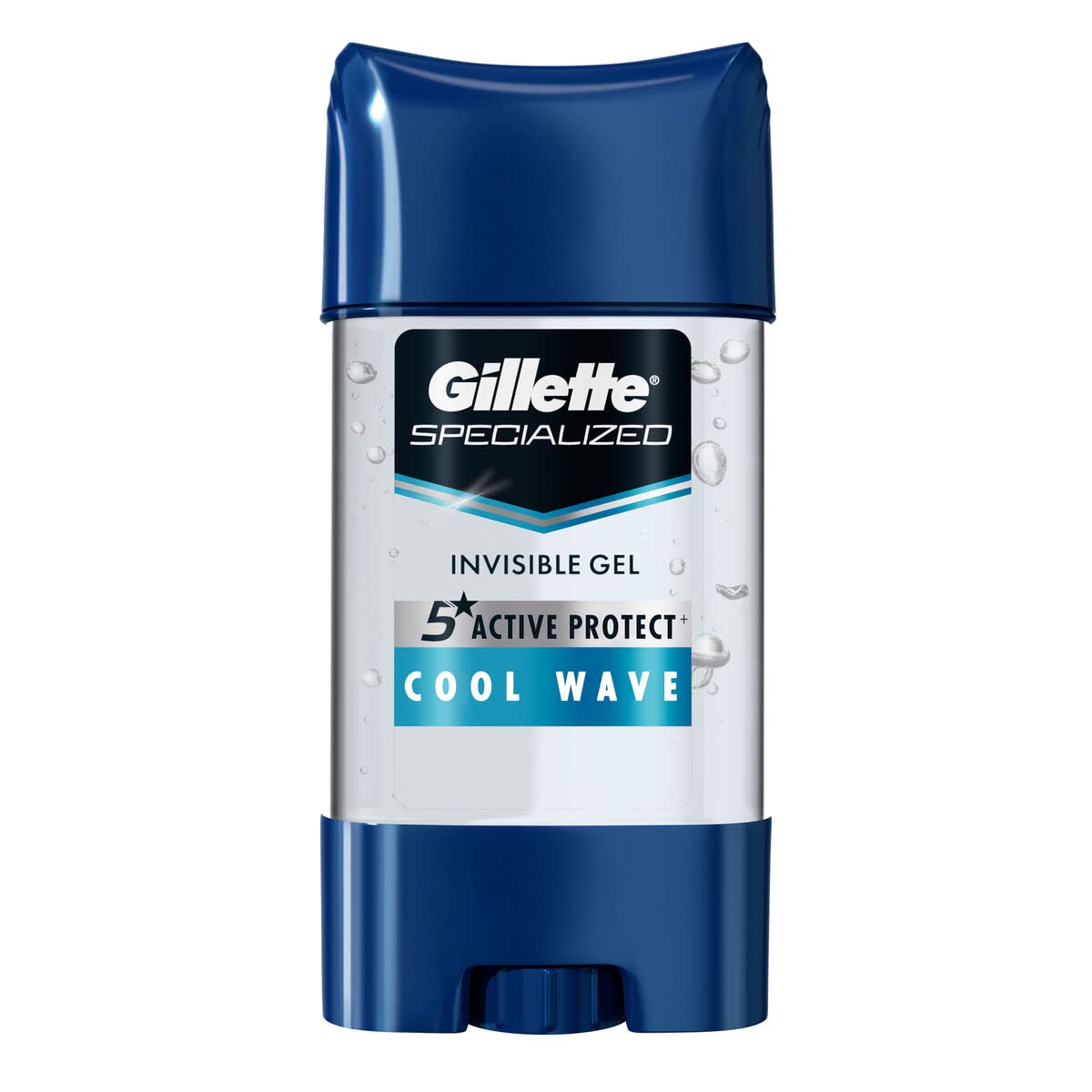 Gillette Anti-Perspirant Deodorant Clear Gel, Cool Wave, 3.8 Ounce