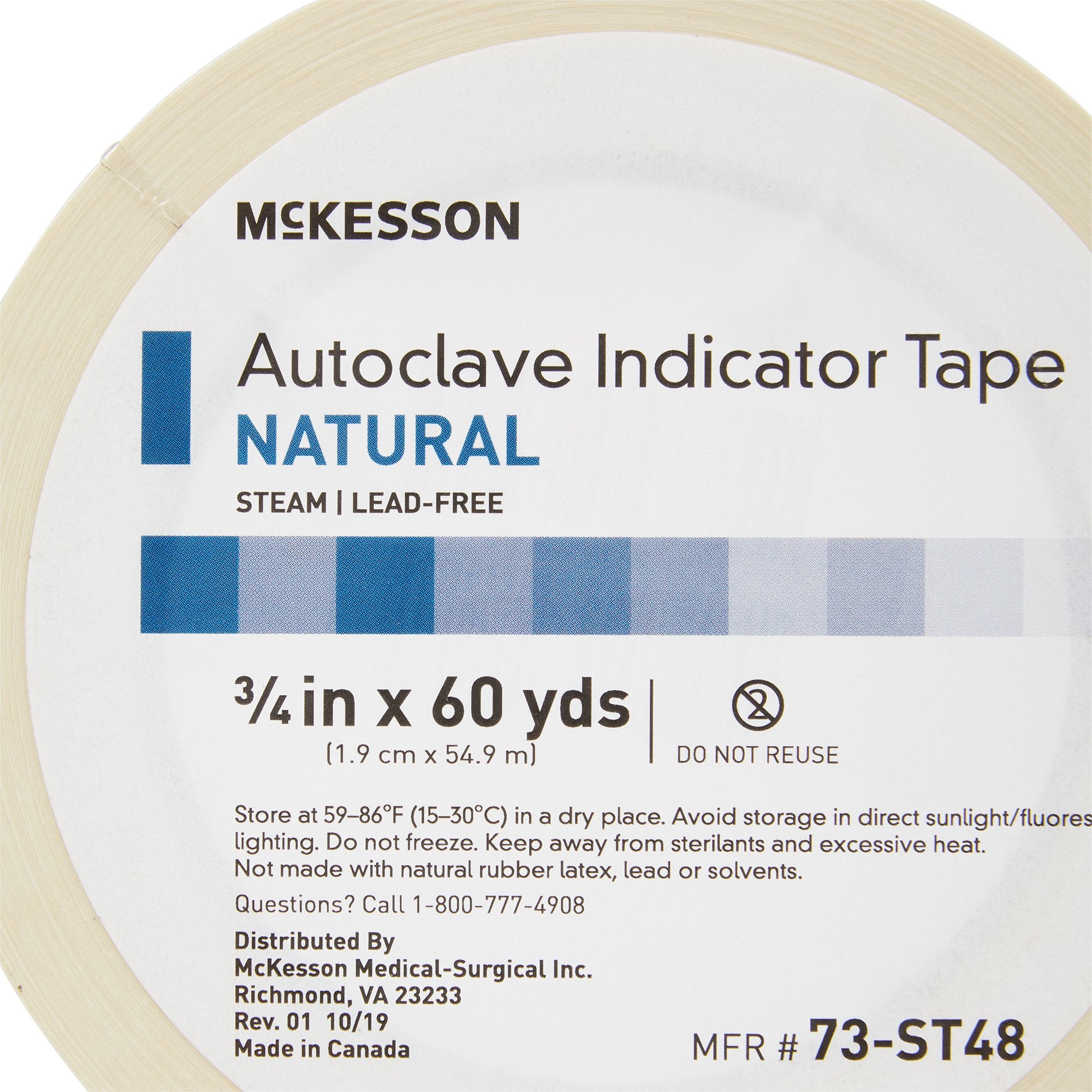 Steam Indicator Tape McKesson 3/4 Inch X 60 Yard Steam