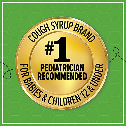 Zarbee's Kids Cough + Mucus Daytime for Children 2-6 with Dark Honey, Ivy Leaf, Zinc & Elderberry, 1 Pediatrician Recommended, Drug & Alcohol-Free, Mixed Berry Flavor, 4FL Oz