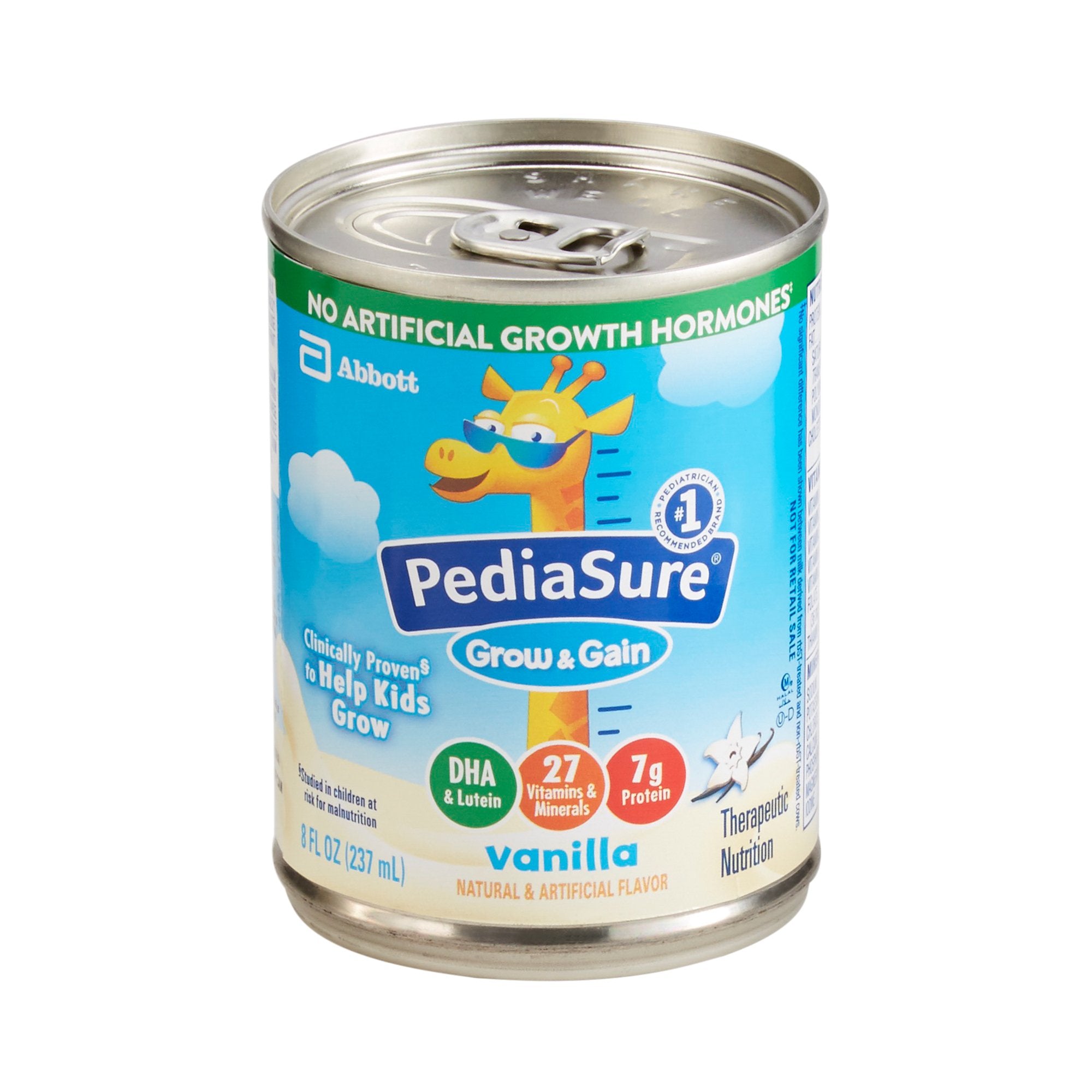 Pediatric Oral Supplement Pediasure Grow & Gain 8 oz. Can Liquid