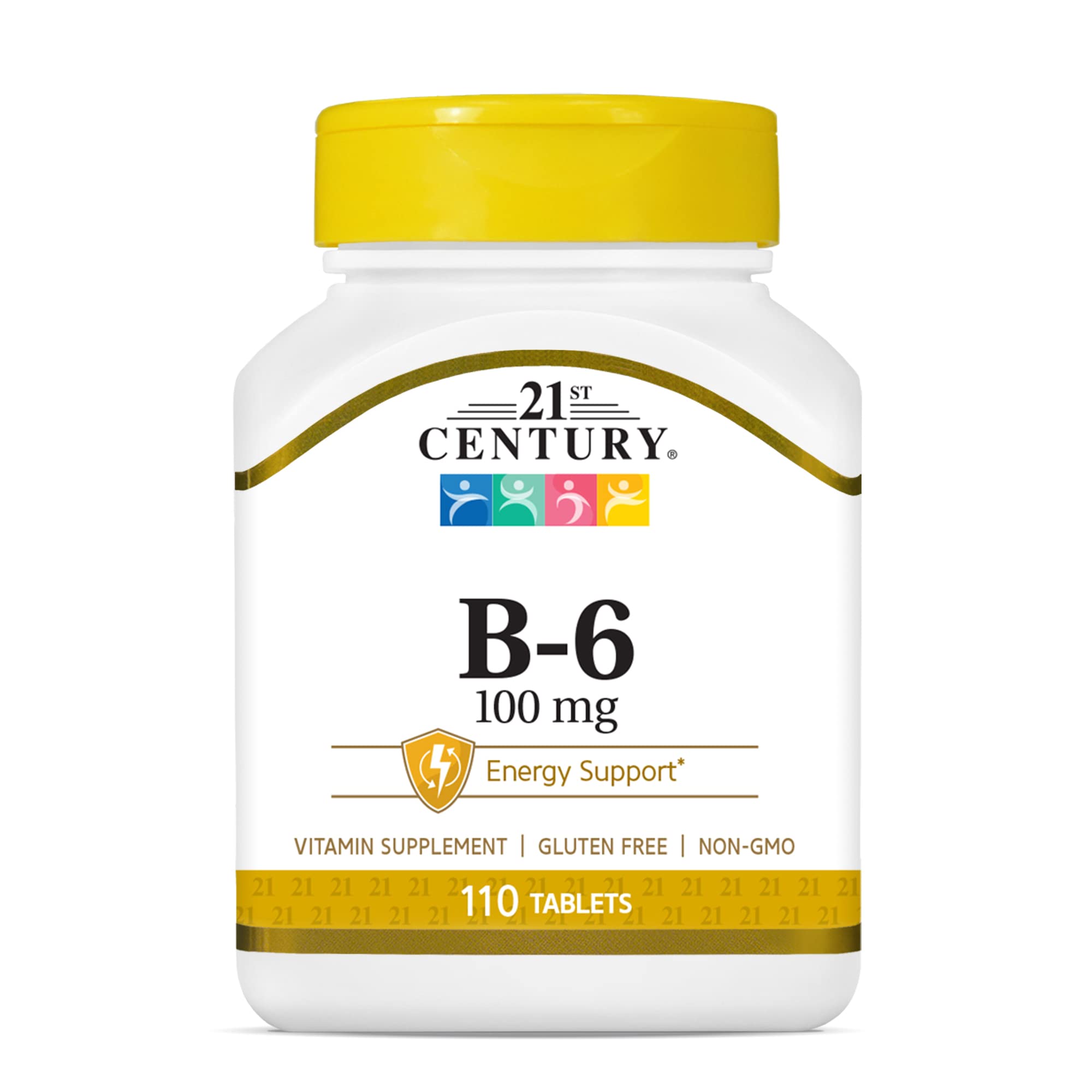 21st Century B 6 100 mg Tablets, 110 Count (Pack of 3)