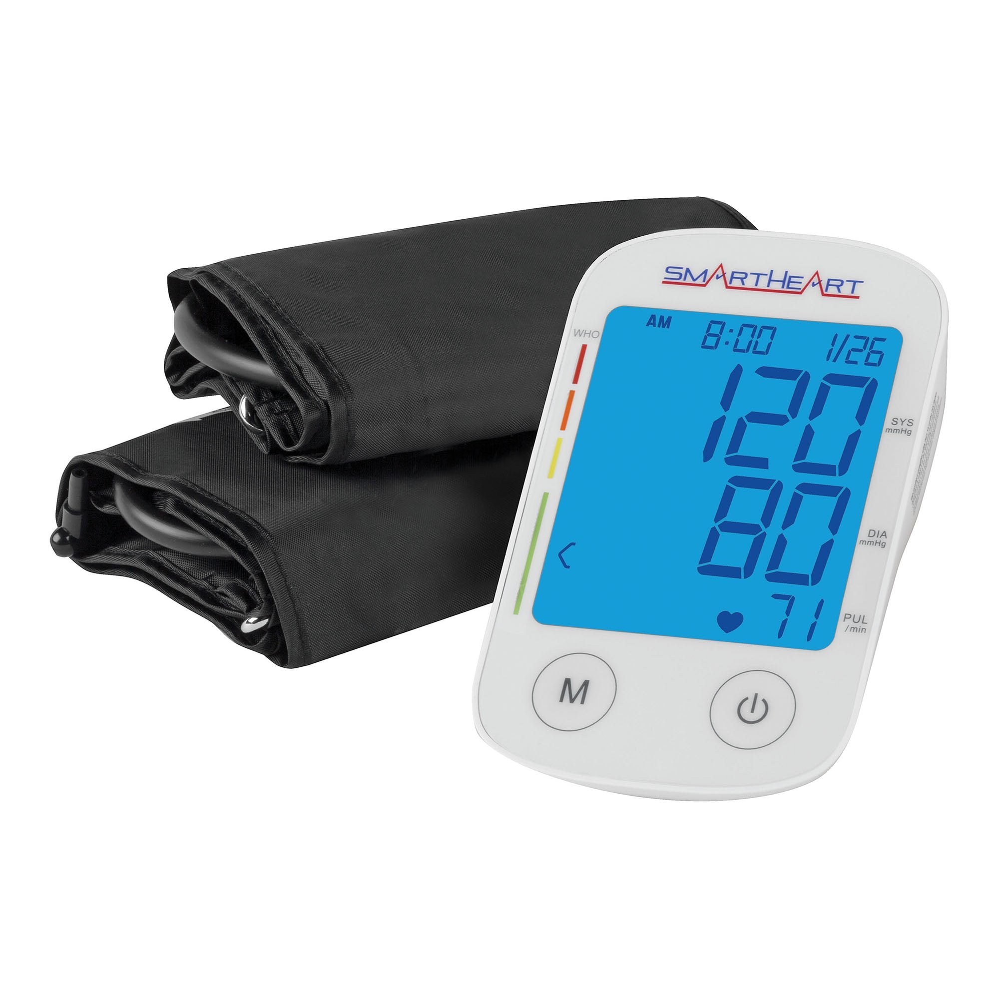 Home Automatic Digital Blood Pressure Monitor Veridian Multiple Sizes Nylon Cuff 2230 cm to 3042 cm Desk Model